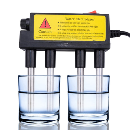 2 ชิ้นในครัวเรือน Electrolyzer ทดสอบอิเล็กโทรไลซิสเครื่องมือน้ำเครื่องวัดระดับความบริสุทธิ์ของน้ำ PH เครื่องมือทดสอบเครื่องทดสอบคุณภาพน้ำ
