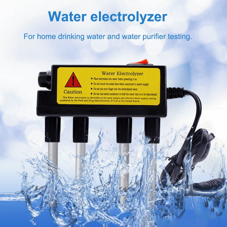 2 ชิ้นในครัวเรือน Electrolyzer ทดสอบอิเล็กโทรไลซิสเครื่องมือน้ำเครื่องวัดระดับความบริสุทธิ์ของน้ำ PH เครื่องมือทดสอบเครื่องทดสอบคุณภาพน้ำ
