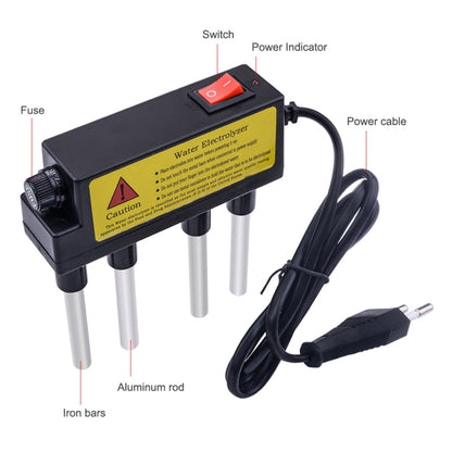 2 ชิ้นในครัวเรือน Electrolyzer ทดสอบอิเล็กโทรไลซิสเครื่องมือน้ำเครื่องวัดระดับความบริสุทธิ์ของน้ำ PH เครื่องมือทดสอบเครื่องทดสอบคุณภาพน้ำ
