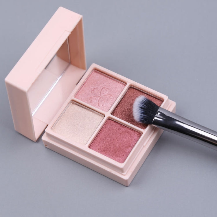4 In 1 Black Pebbles ชุดแปรงแต่งหน้าแปรงอายแชโดว์แปรงรองพื้นแปรงแต่งหน้าแบบพกพาสไตล์:, Bare Brush