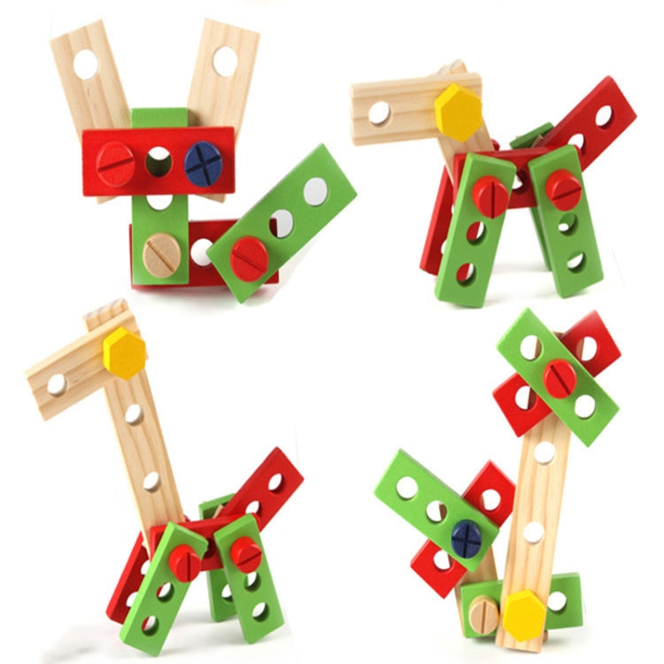 ชุดเครื่องมือช่างไม้กล่องบำรุงรักษาไม้ของเล่นเพื่อการศึกษาสำหรับเด็ก, Wooden Carpenter Tool Set