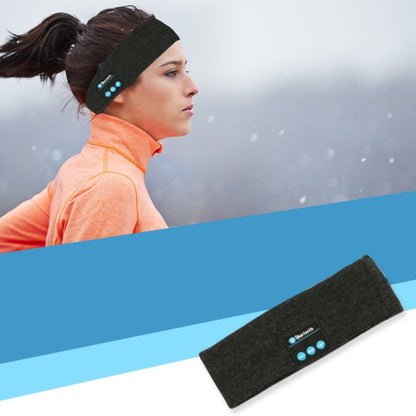 ชุดหูฟัง Bluetooth Sports Headband วิ่งกลางแจ้ง โยคะ ผ้าคลุมศีรษะซับเหงื่อ, Black, Gray, Dark Gray