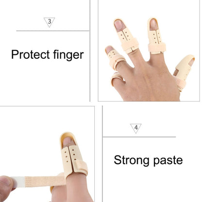 4 PCS Finger Splint Brace อุปกรณ์พยุงนิ้วแบบปรับได้สำหรับนิ้วมือข้ออักเสบร่วมนิ้วบาดเจ็บ, No. 0: 38-42mm, No. 1: 42-48mm, No. 2: 48-52mm, No. 3: 52-55mm, No. 4: 55-60mm, No. 5: 60-65mm