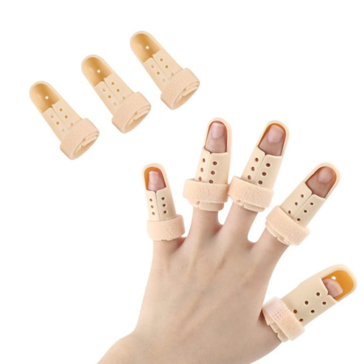 4 PCS Finger Splint Brace อุปกรณ์พยุงนิ้วแบบปรับได้สำหรับนิ้วมือข้ออักเสบร่วมนิ้วบาดเจ็บ, No. 0: 38-42mm, No. 1: 42-48mm, No. 2: 48-52mm, No. 3: 52-55mm, No. 4: 55-60mm, No. 5: 60-65mm