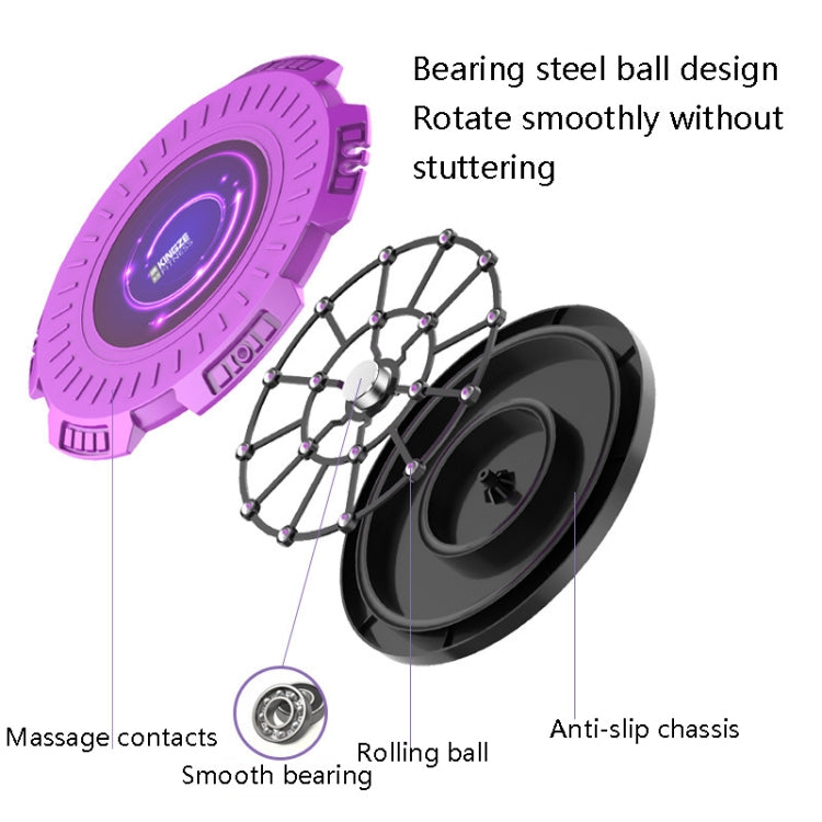 KINGZE Home Waist Twist Board อุปกรณ์ออกกำลังกาย Sports Abdomen Revolving Twisting Machine, Purple, Fresh Green, Purple + Pull Rope, Fresh Green + Pull Rope