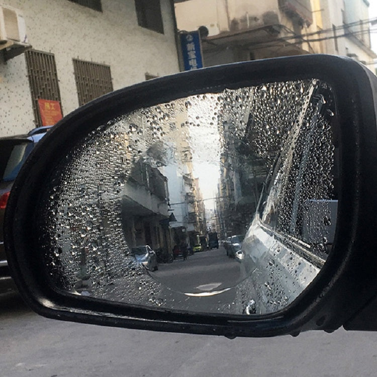 10 PCS Rainproof Anti-Fog และ Anti-Reflective Film สำหรับกระจกมองหลังรถยนต์, Round 80mm, Round 95mm, Round 100mm, Ellipse 100X145mm, Ellipse 100x150mm, Ellipse 95x135mm