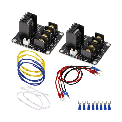 เครื่องพิมพ์ 3D โมดูลขยายพลังงานเตียงอุ่นบอร์ด MOSFET สำหรับเครื่องพิมพ์ 3D ANET A8, 2 PCS/Set
