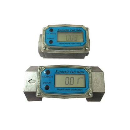 BD-H01 เครื่องวัดอัตราการไหลของกังหันแสดงผลแบบอิเล็กทรอนิกส์ เครื่องวัดปริมาณน้ำมันดีเซล น้ำมันก๊าด เมทานอล ยูเรีย นับจำนวนเครื่องวัดการไหล, 1 Inch, 1.5 Inch