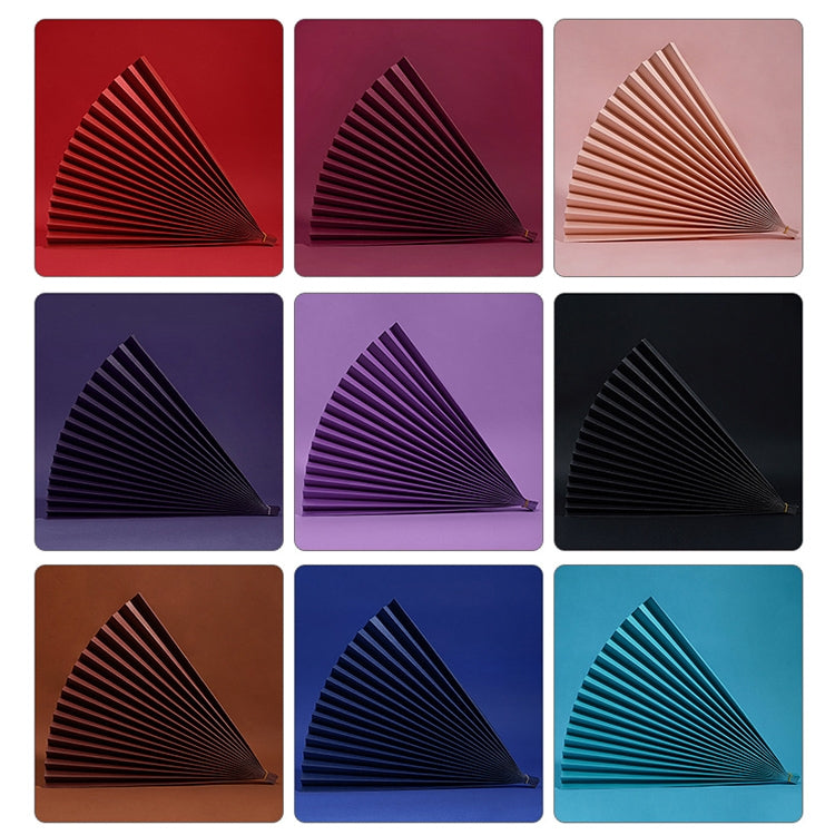 2 PCS 69x39cm Photo Props Hard Cardboard Folding Fan Photography Background Folded Paper