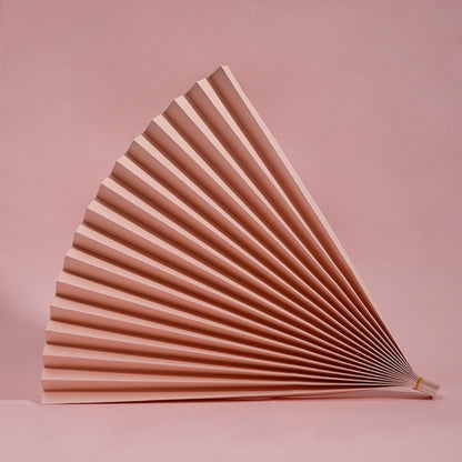 2 PCS 69x39cm Photo Props Hard Cardboard Folding Fan Photography Background Folded Paper