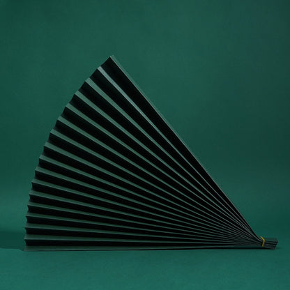 2 PCS 69x39cm Photo Props Hard Cardboard Folding Fan Photography Background Folded Paper