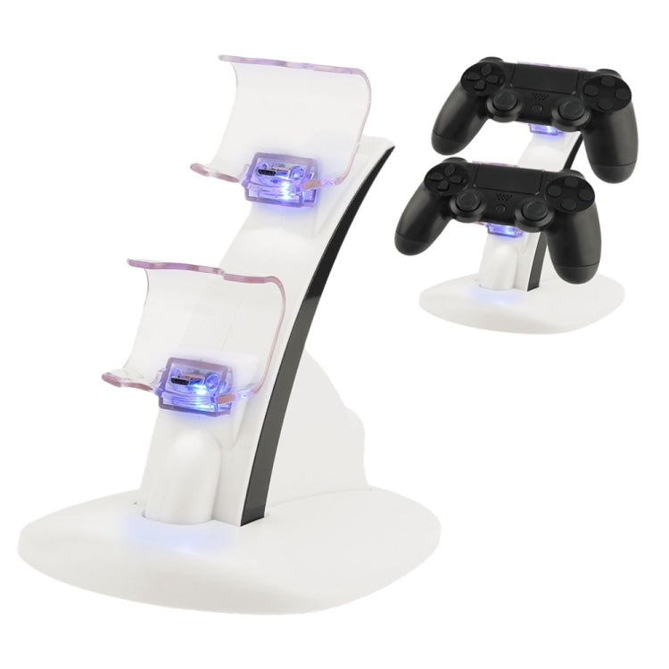 IPLAY LED Micro Dual Controller Charger 2 LED Micro USB Handle Fast แท่นชาร์จ Stand Charger สำหรับ PS4 Controller, For Xbox One Controller