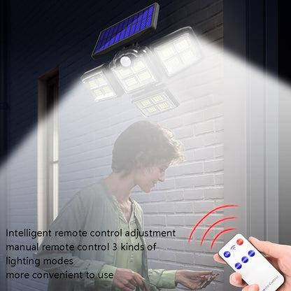 TG-TY085 โคมไฟติดผนังพลังงานแสงอาทิตย์แบบหมุนได้ 4 หัวพร้อมรีโมทคอนโทรล Body Sensing โคมไฟสวนกันน้ำกลางแจ้ง, สไตล์:, 192 LED Integrated, 198 LED Integrated, 192 COB Integrated, 198 COB Integrated, 192 LED Separated, 198 LED Separated, 192 COB Separated...