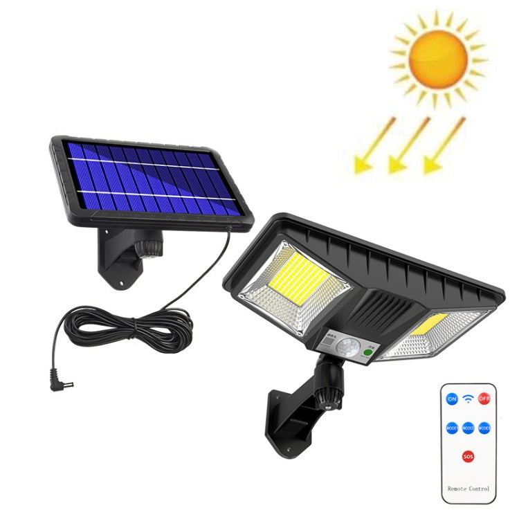 TG-TY081 LED Solar Wall Light Body Sensation โคมไฟสนามกันน้ำกลางแจ้งพร้อมรีโมทคอนโทรลสไตล์:, 138 LED Integrated, 160 LED Integrated, 138 COB Integrated, 160 COB Integrated, 138 LED Splitable, 160 LED Splitable, 138 COB Splitable, 160 COB Splitable