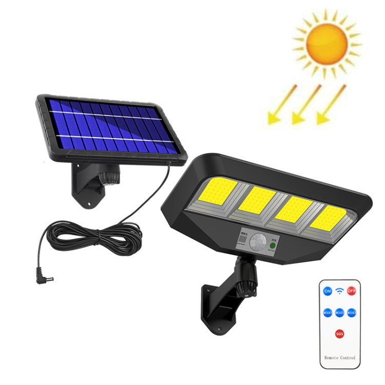 TG-TY081 LED Solar Wall Light Body Sensation โคมไฟสนามกันน้ำกลางแจ้งพร้อมรีโมทคอนโทรลสไตล์:, 138 LED Integrated, 160 LED Integrated, 138 COB Integrated, 160 COB Integrated, 138 LED Splitable, 160 LED Splitable, 138 COB Splitable, 160 COB Splitable