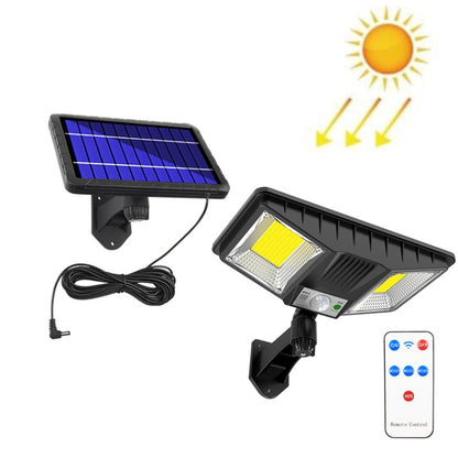 TG-TY081 LED Solar Wall Light Body Sensation โคมไฟสนามกันน้ำกลางแจ้งพร้อมรีโมทคอนโทรลสไตล์:, 138 LED Integrated, 160 LED Integrated, 138 COB Integrated, 160 COB Integrated, 138 LED Splitable, 160 LED Splitable, 138 COB Splitable, 160 COB Splitable