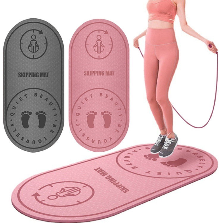 8mm TPE Sound-Absorbing and Shock-Absorbing Jumping Mat Home Indoor Sports Fitness Mat, Fitness Mat Grey