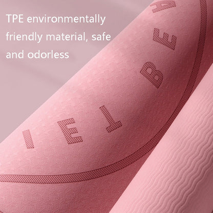 8mm TPE Sound-Absorbing and Shock-Absorbing Jumping Mat Home Indoor Sports Fitness Mat, Fitness Mat Grey