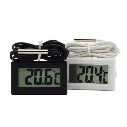 2 PCS Fish Tank Digital Thermometer Waterproof Probe เครื่องวัดอุณหภูมิแบบอิเล็กทรอนิกส์, ความยาวสาย:, 1m (Black), 1m (White), 2m (Black), 2m (White), 5m (Black)