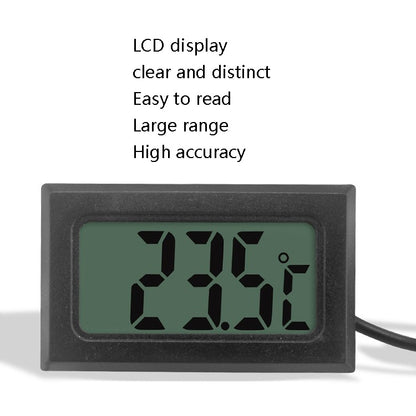 2 PCS Fish Tank Digital Thermometer Waterproof Probe เครื่องวัดอุณหภูมิแบบอิเล็กทรอนิกส์, ความยาวสาย:, 1m (Black), 1m (White), 2m (Black), 2m (White), 5m (Black)