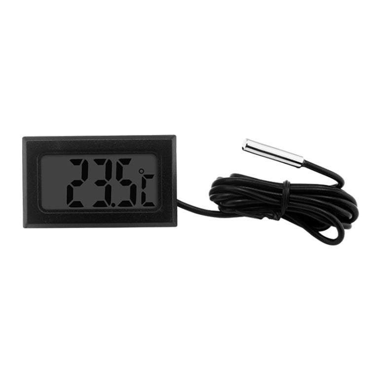 2 PCS Fish Tank Digital Thermometer Waterproof Probe เครื่องวัดอุณหภูมิแบบอิเล็กทรอนิกส์, ความยาวสาย:, 1m (Black), 1m (White), 2m (Black), 2m (White), 5m (Black)