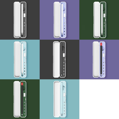 กล่องเก็บซิลิโคน Stylus Protection สำหรับ Apple Pencil 1/2 ข้อมูลจำเพาะ:, 8mm (Graphite Black), 8mm (Clove Purple), 8mm (Dark Night Green), 8mm (Glacier Blue), 10mm (Graphite Black), 10mm (Clove Purple), 10mm (Dark Night Green), 10mm (Glacier Blue)