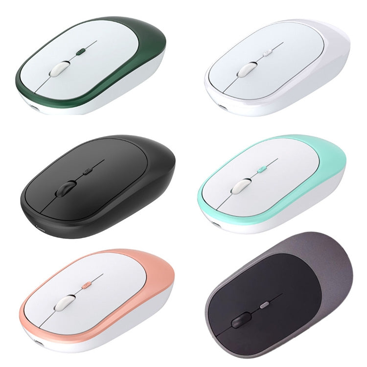 M030 4 Keys 1600DPI Laptop Office Mute Mouse สไตล์:, Wireless (Ink Green), Wireless (Blue), Wireless (Pink), Wireless (Gray), Wireless (White), Wireless (Black), Double Mode (Ink Green), Dual Mode (Pink), Double Mode (Gray), Double Mode (White)        ...