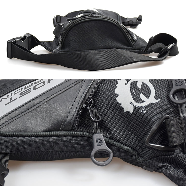 GHOST RACING GR-TB05 กระเป๋าใส่ขามอเตอร์ไซค์ Knight กระเป๋าคาดเอว Sports Outdoor Bag, GHOST RACING GR-TB05