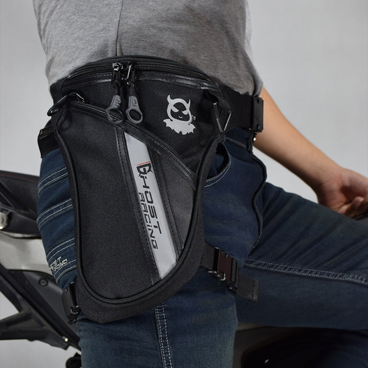 GHOST RACING GR-TB05 กระเป๋าใส่ขามอเตอร์ไซค์ Knight กระเป๋าคาดเอว Sports Outdoor Bag, GHOST RACING GR-TB05