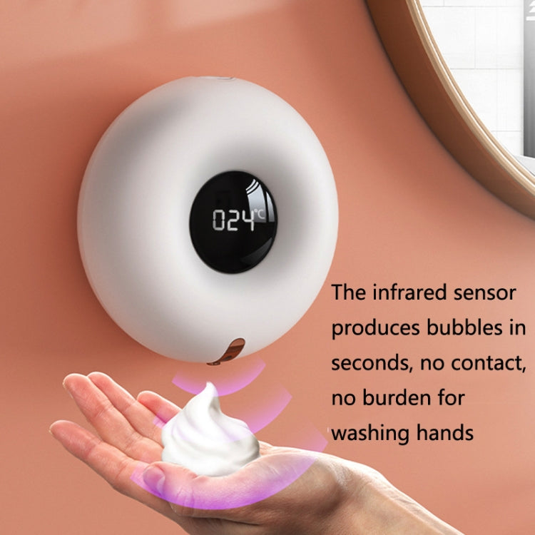ZC01 เครื่องจ่ายสบู่เหลวอัตโนมัติแบบติดผนังอัจฉริยะ Induction Foamer, ZC01 White