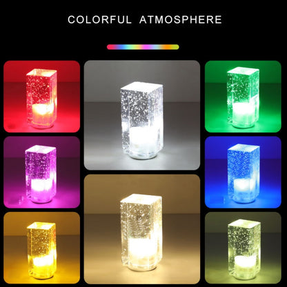 โคมไฟคริสตัล LED สีสันสดใสบรรยากาศบาร์ตกแต่งแสง, Purple Light, Warm White Light, White Light, Red Light, Blue Light, Colorful Fixed Color, Yellow Light, Green Light, Lemon Yellow Light, Gradient Light