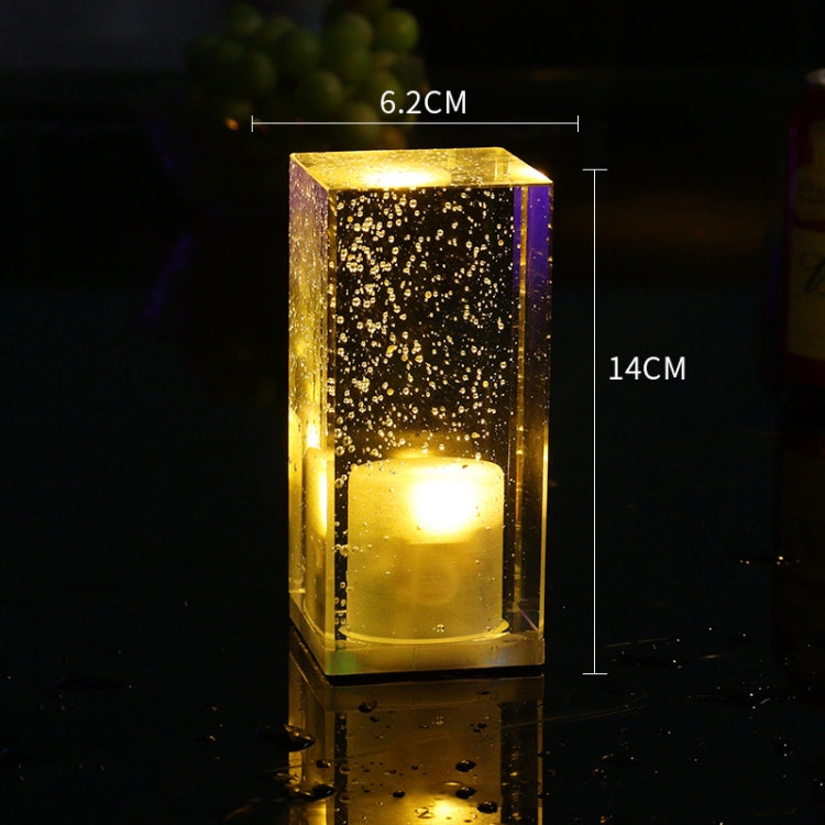โคมไฟคริสตัล LED สีสันสดใสบรรยากาศบาร์ตกแต่งแสง, Purple Light, Warm White Light, White Light, Red Light, Blue Light, Colorful Fixed Color, Yellow Light, Green Light, Lemon Yellow Light, Gradient Light