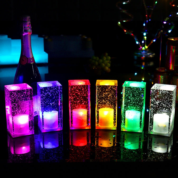 โคมไฟคริสตัล LED สีสันสดใสบรรยากาศบาร์ตกแต่งแสง, Purple Light, Warm White Light, White Light, Red Light, Blue Light, Colorful Fixed Color, Yellow Light, Green Light, Lemon Yellow Light, Gradient Light