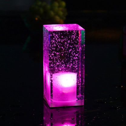 โคมไฟคริสตัล LED สีสันสดใสบรรยากาศบาร์ตกแต่งแสง, Purple Light, Warm White Light, White Light, Red Light, Blue Light, Colorful Fixed Color, Yellow Light, Green Light, Lemon Yellow Light, Gradient Light