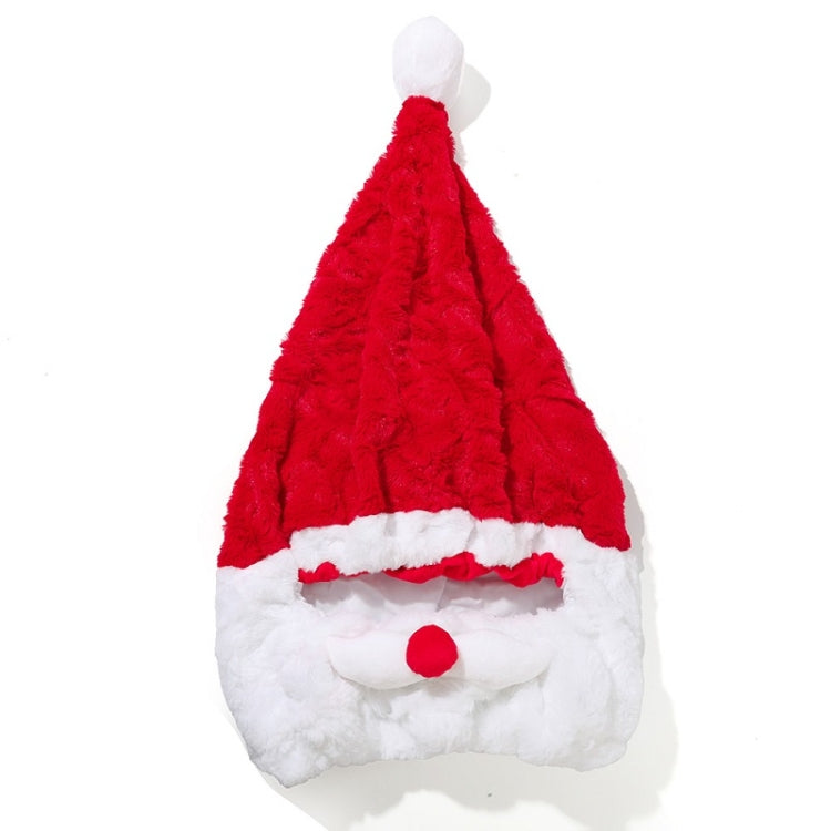 หมวกกันน็อคมอเตอร์ไซค์หมวกคริสต์มาสกลางแจ้ง Crazy Funny Santa Helmet Cover, Helmet Christmas Hat