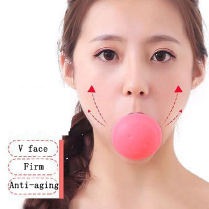 2 PCS ยกกระชับใบหน้าและกระชับ Double Chin Remover อุปกรณ์ยกกระชับใบหน้า, (Red)