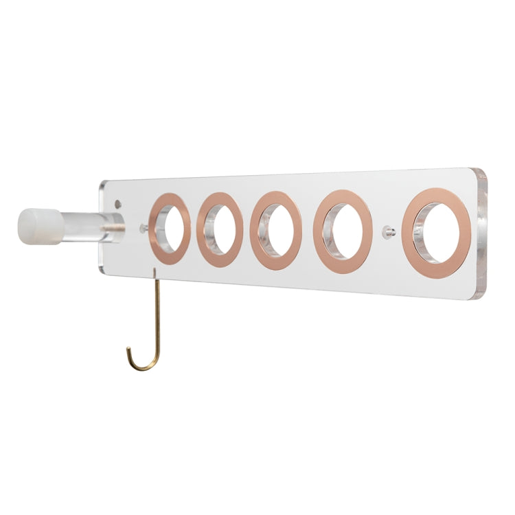 JD01 ที่แขวนเครื่องเป่าผมอะคริลิกแบบแขวนฟรีสำหรับเครื่องเป่าผม Dyson, JD01 (Transparent), JD01 (Black)