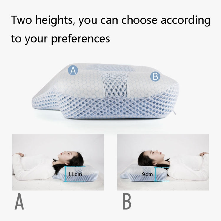 P10 Memory Foam Slow Rebound Pillow Neck Protector หมอนเมมโมรี่โฟม, 60 x 43 x 11cm