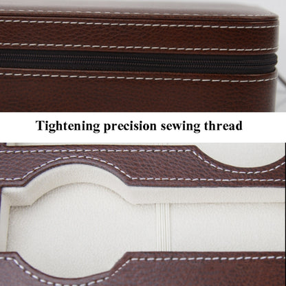 กล่องเก็บนาฬิกา 8 หลัก Watch Display Box กระเป๋าเดินทางแบบพกพา, 08 Watch Position Brown, 08 Watch Position Black