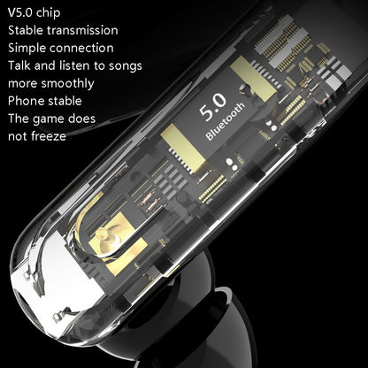 YX18 Bluetooth 5.1 Earhook Business Sport หูฟังหูเดียว