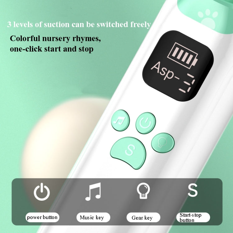 เครื่องดูดน้ำมูกไฟฟ้าสำหรับทารกพร้อมที่ล้างจมูกแบบปรับได้ 3 เกียร์, Electric Nasal Aspirator