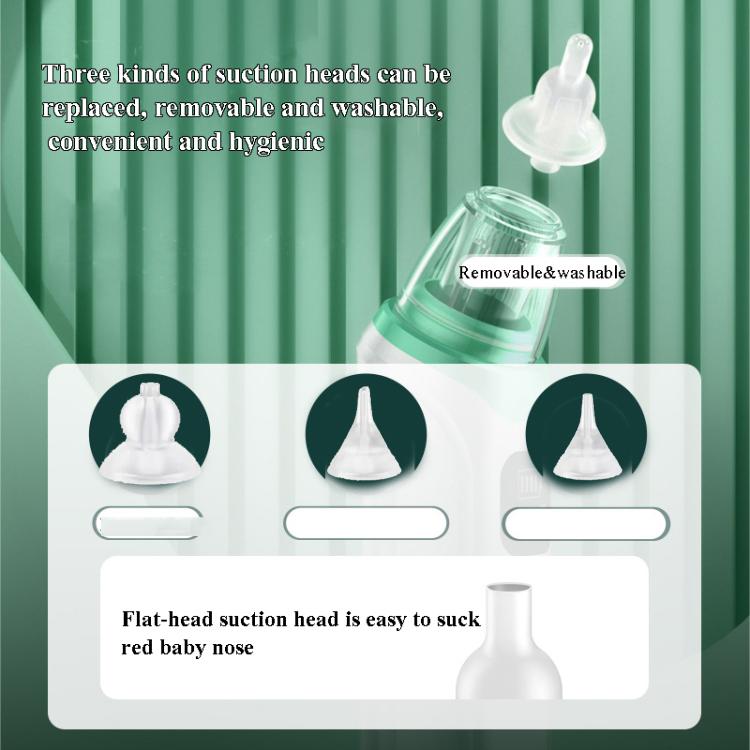เครื่องดูดน้ำมูกไฟฟ้าสำหรับทารกพร้อมที่ล้างจมูกแบบปรับได้ 3 เกียร์, Electric Nasal Aspirator