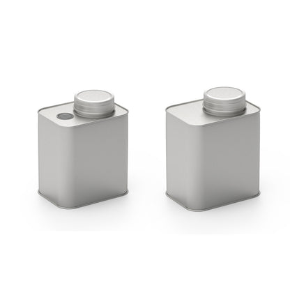 3 PCS Square Tinplate Metal Sealed Cans กระป๋องผงเมล็ดกาแฟดีบุก, ข้อมูลจำเพาะ:, With Air Valve