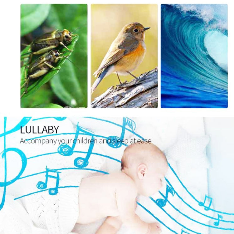 เสียงดนตรีกล่อมเด็ก White Noise Sleep Instrument Baby Crying Automatic Detection Sleep Instrument, Q3