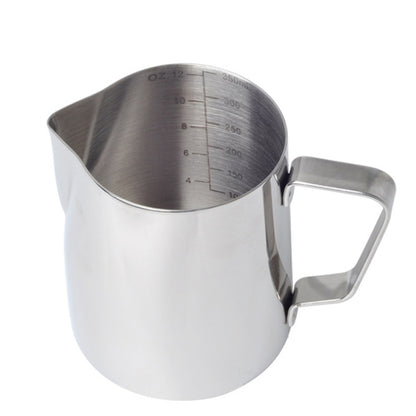 ขนาดภายในดึงดอกไม้ถ้วยสแตนเลสถ้วยโฟมนมช้อนส้อมกาแฟ, 350ml, 600ml