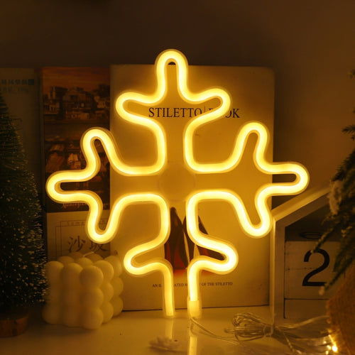 ของตกแต่งวันคริสต์มาส ไฟนีออน เครื่องประดับติดผนัง Spec:, Snowflake-Warm Light, Tree-Green Light, Tree-Colorful Light, Elk-Warm Light, Elk-Colorful Light, Bell-Warm Light