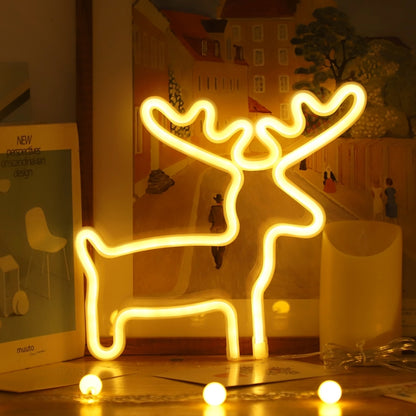 ของตกแต่งวันคริสต์มาส ไฟนีออน เครื่องประดับติดผนัง Spec:, Snowflake-Warm Light, Tree-Green Light, Tree-Colorful Light, Elk-Warm Light, Elk-Colorful Light, Bell-Warm Light