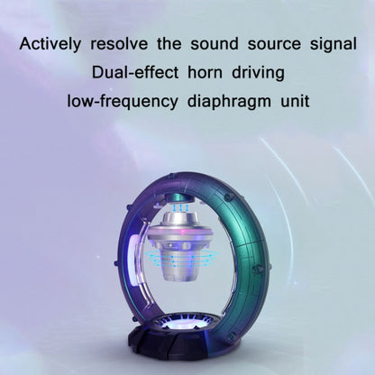Magnetic Levitation Bluetooth Speaker Space งานฝีมือยานอวกาศ, US Plug