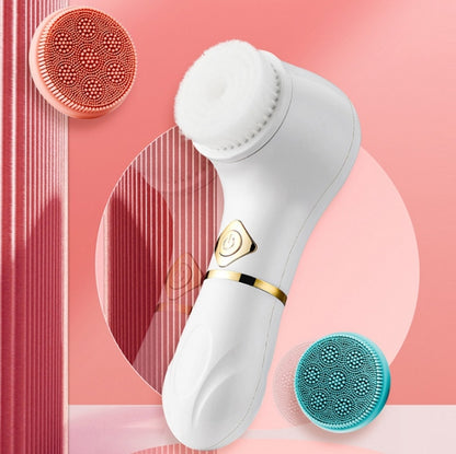 Pore Cleansing Electric Cleansing Instrument แปรงทำความสะอาดผิวหน้าซิลิโคนสิวหัวดำ