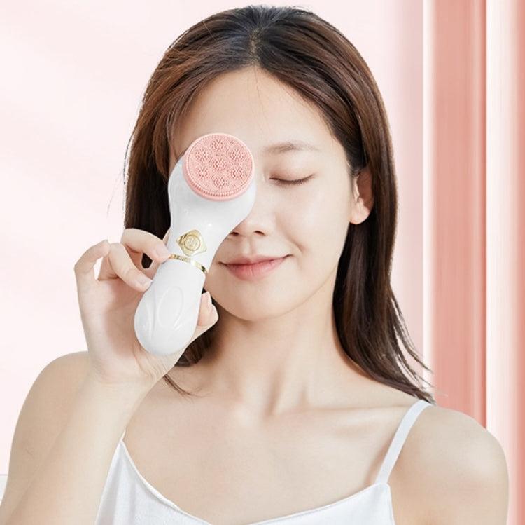 Pore Cleansing Electric Cleansing Instrument แปรงทำความสะอาดผิวหน้าซิลิโคนสิวหัวดำ